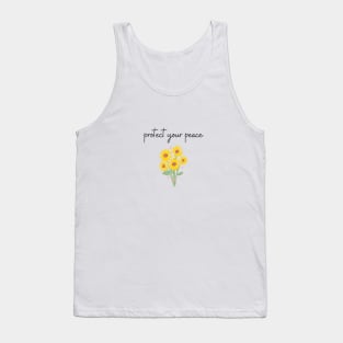 protect your peace Tank Top